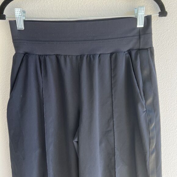 Athleta Women’s Size 6 Nolita Wide Leg Black Pull On Pants Casual Stretch - Picture 3 of 8